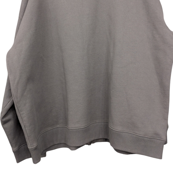 vince | Men's Full Zip Relaxed Fit Soft  Jacket | Warm Pewter | Big & Tall  XXL - Picture 12 of 14